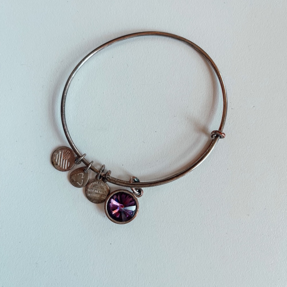 Alex and Ani Amethyst Bracelet